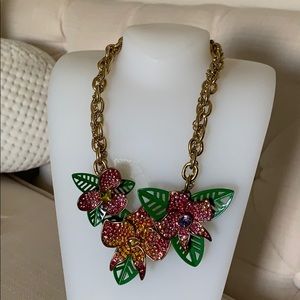 Betsey Johnson flower Necklece